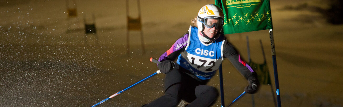 CISC Skier on race course