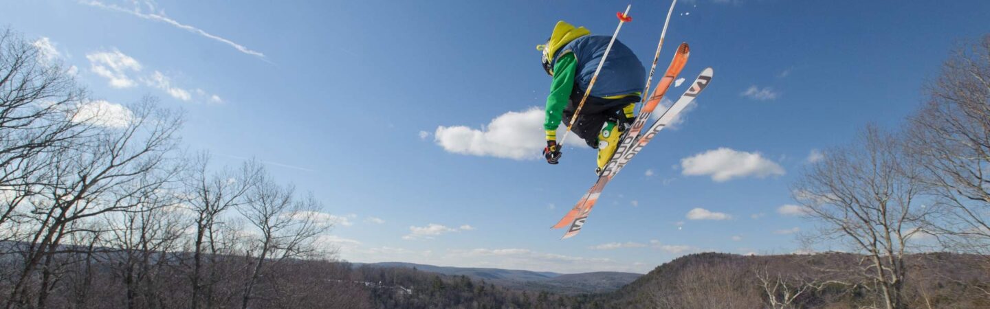 Freestyle Skier in air