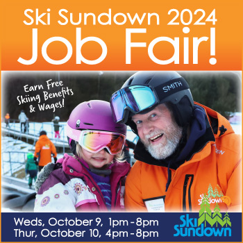 Job Fair 2024 employment event at Ski Sundown.