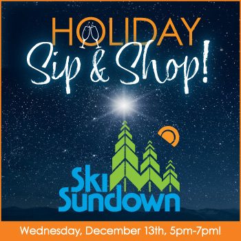 Holiday Sip & Shop event
